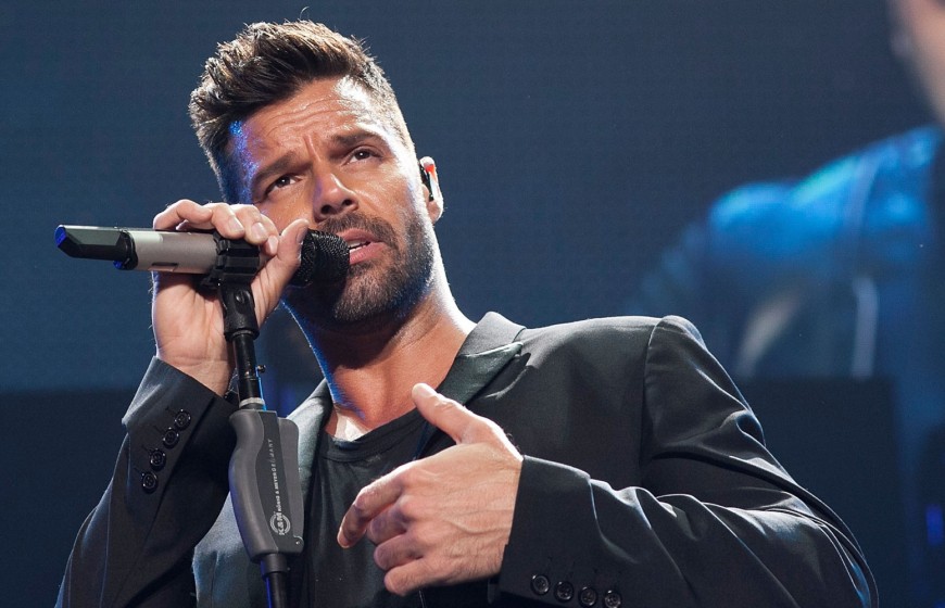 INGLEWOOD, CA - NOVEMBER 22:  Ricky Martin performs at iHeartRadio Fiesta Latina Music Festival - Show at The Forum on November 22, 2014 in Inglewood, California.  (Photo by Gabriel Olsen/FilmMagic)